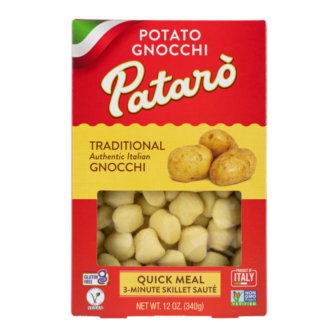 Wholesale Fresh Potato Gnocchi Pasta Vantia 340 Gram-6 Ct Case Bulk