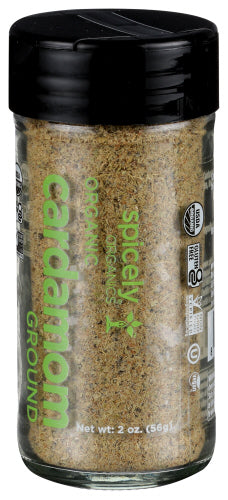 Wholesale Spicely Organics Ground Organic Cardamom 2 oz Shaker- Bulk