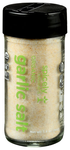 Spicely Organics Seasoning Organic Garlic 3.4 oz Shaker