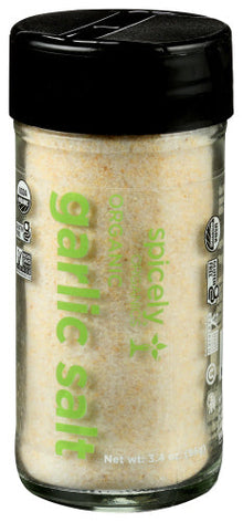 Wholesale Spicely Organics Seasoning Organic Garlic 3.4 oz Shaker- Bulk