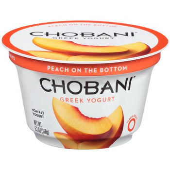 Chobani Peach Greek Yogurt 5.3oz