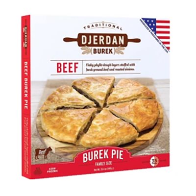 Wholesale Djerdan Flat Burek w/ground beef 850g-8 Ct Case Bulk