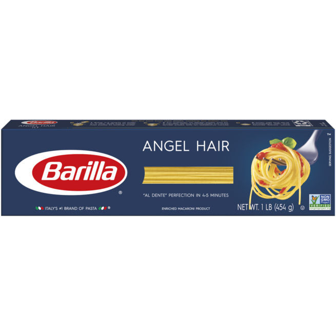 Wholesale Angel Hair Pasta Barilla 1 LB-20 Ct Case Bulk