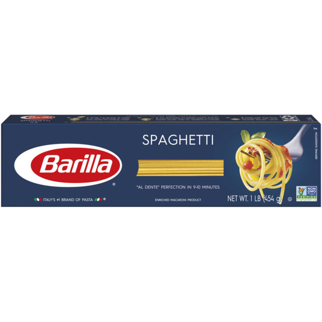 Wholesale Spaghetti Pasta Barilla 1 LB-20 Ct Case Bulk