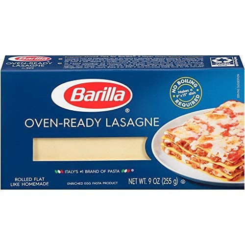 Wholesale Lasagne, Oven Ready Pasta Barilla 9 OZ-12 Ct Case Bulk