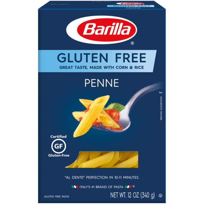 Wholesale Penne Gluten Free Pasta Barilla 12 OZ-8 Ct Case Bulk