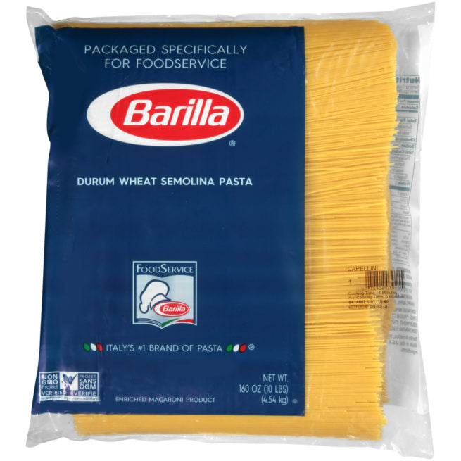 Barilla Capellini – Bulk Pasta 10 LB