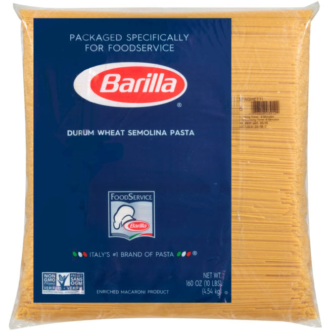 Wholesale Barilla Spaghetti – Bulk Pasta 10 LB-2ct Case Bulk