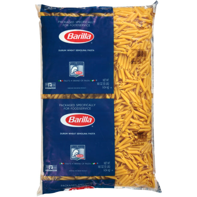 Barilla Penne Rigate – Bulk Pasta 10 LB