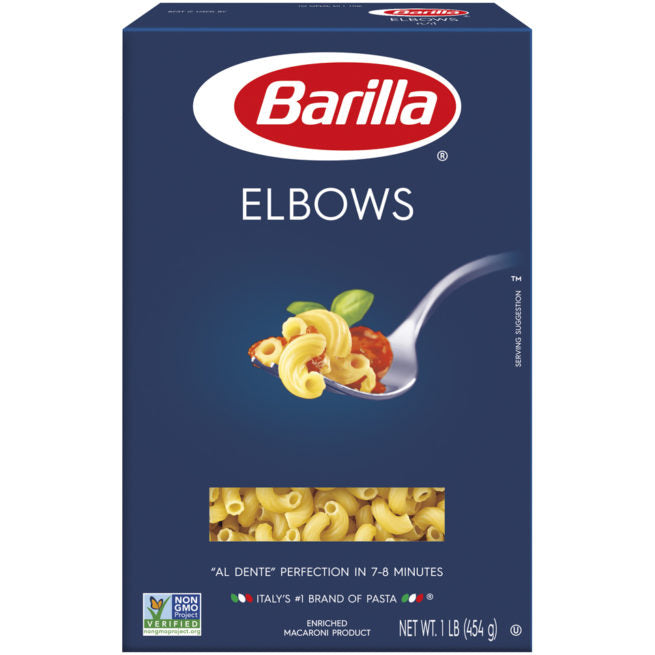 Wholesale Elbows Pasta Barilla 1 LB-16 Ct Case Bulk