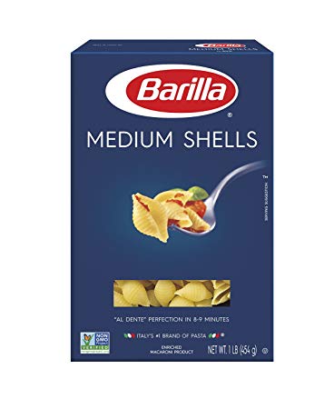 Wholesale Medium Shells Pasta Barilla 1 LB-12 Ct Case Bulk