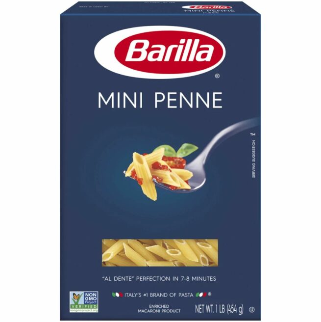 Wholesale Mini Penne Pasta Barilla 1 LB-12 Ct Case Bulk