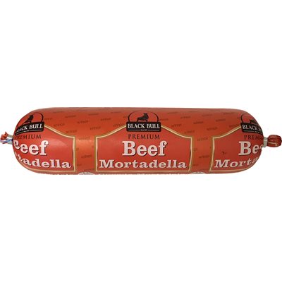 Black Bull Premium Beef Mortadella 1Lb Pieces