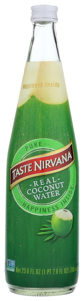 Taste Nirvana Real All Natural Coconut Water 23.6 Fl Oz