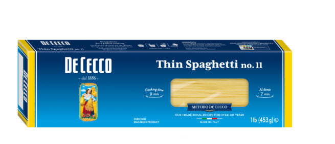Wholesale De Cecco Thin Spaghetti Pasta 16 oz- Bulk