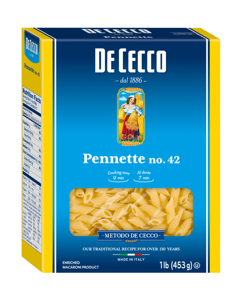 Wholesale De Cecco Pennette Pasta 16 OZ-20ct Case Bulk