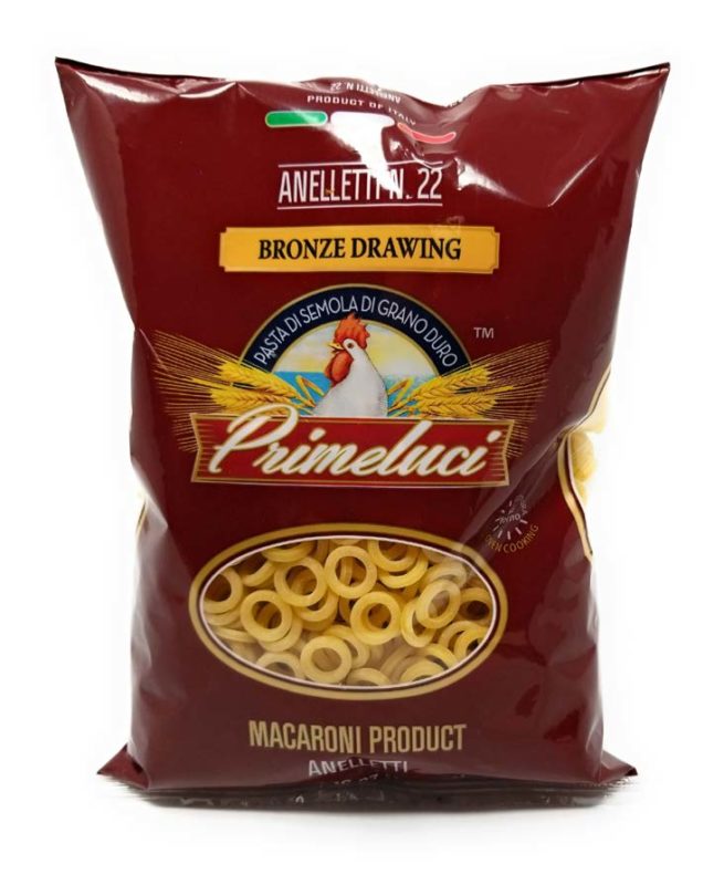 Primeluci Anelletti Pasta 1 LB