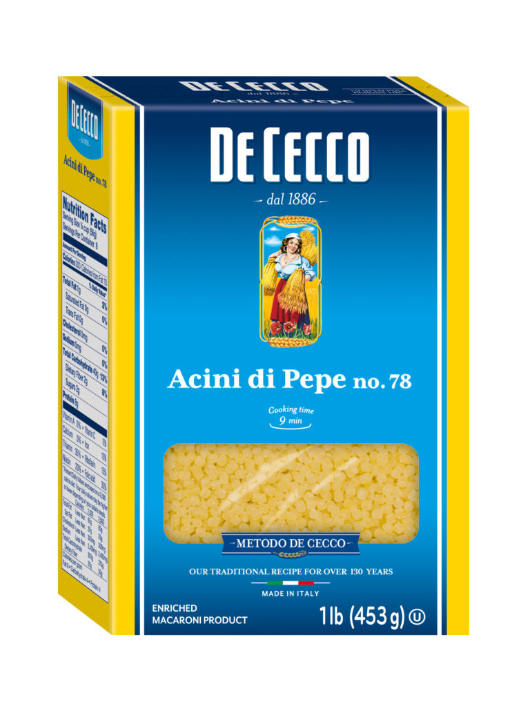 Wholesale De Cecco Acini Di Pepe Pasta 16 OZ-20ct Case Bulk