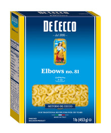 Wholesale De Cecco Elbows Pasta 16 oz- Bulk
