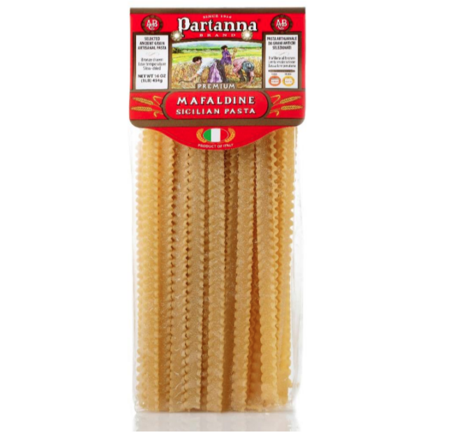 Wholesale Partanna Mafaldine Pasta 454 GR-8ct Case Bulk