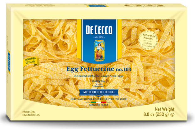 De Cecco Egg Fettucine Pasta 8.8 OZ