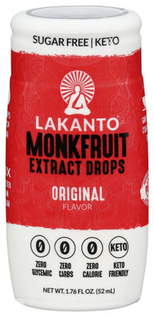 Wholesale Lakanto Original Liquid Monkfruit Sweetener 1.85 oz Bottle- Bulk