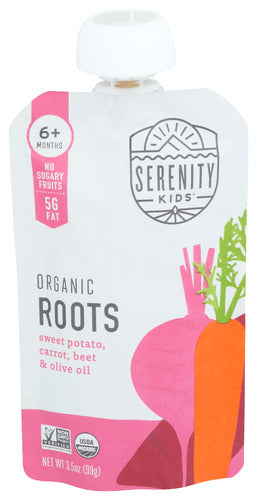 Wholesale Serenity Kids Organic Roots Sweet Potato, Carrot & Beets 3.5oz- Bulk