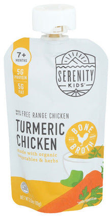 Wholesale Serenity Kids Free Range Chicken Turmeric Chicken 3.5oz- Bulk