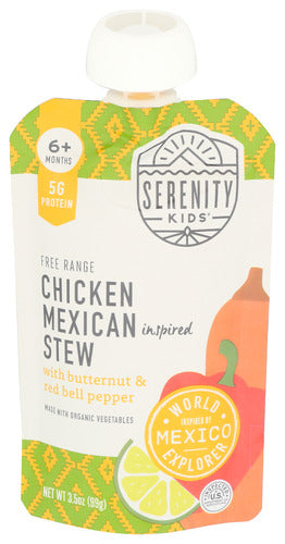 Wholesale Serenity Kids Food Chicken Mexican Inspired Stew 3.5oz- Bulk