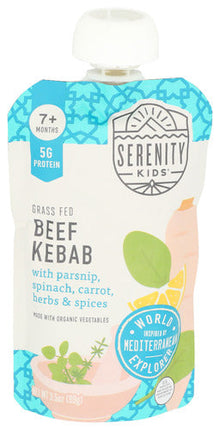 Wholesale Serenity Kids Food Baby Beef Kabob 3.5oz- Bulk