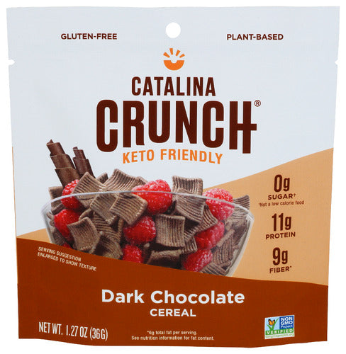 Catalina Crunch Dark Chocolate Cereal 1.27 Oz Pouch