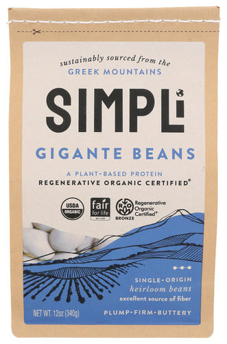 Simpli Beans Gigante Organic 12oz 8ct