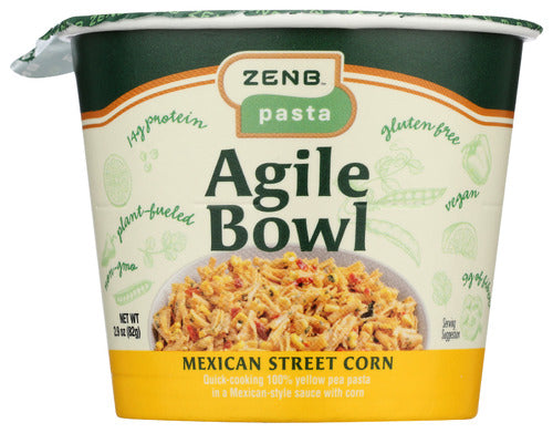 Zenb Bowl Pasta Agile Bowl Street Corn 2.9oz 12ct
