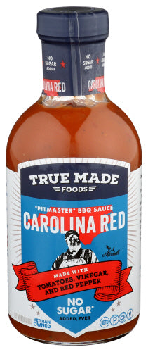 True Made Foods Sauce Bbq Carol Red Style 18oz 6ct