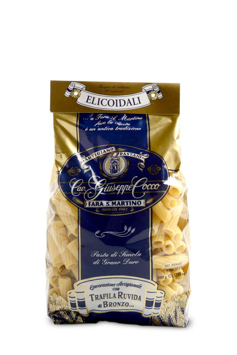 Wholesale Giuseppe Cocco Eliocoidali Pasta 17.5 OZ-12ct Case Bulk