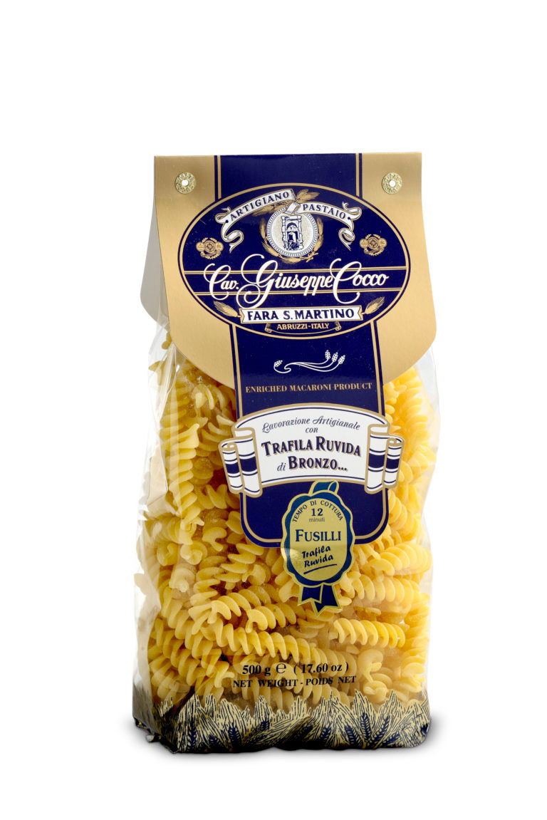 Giuseppe Cocco Fusilli Pasta 17.5 oz