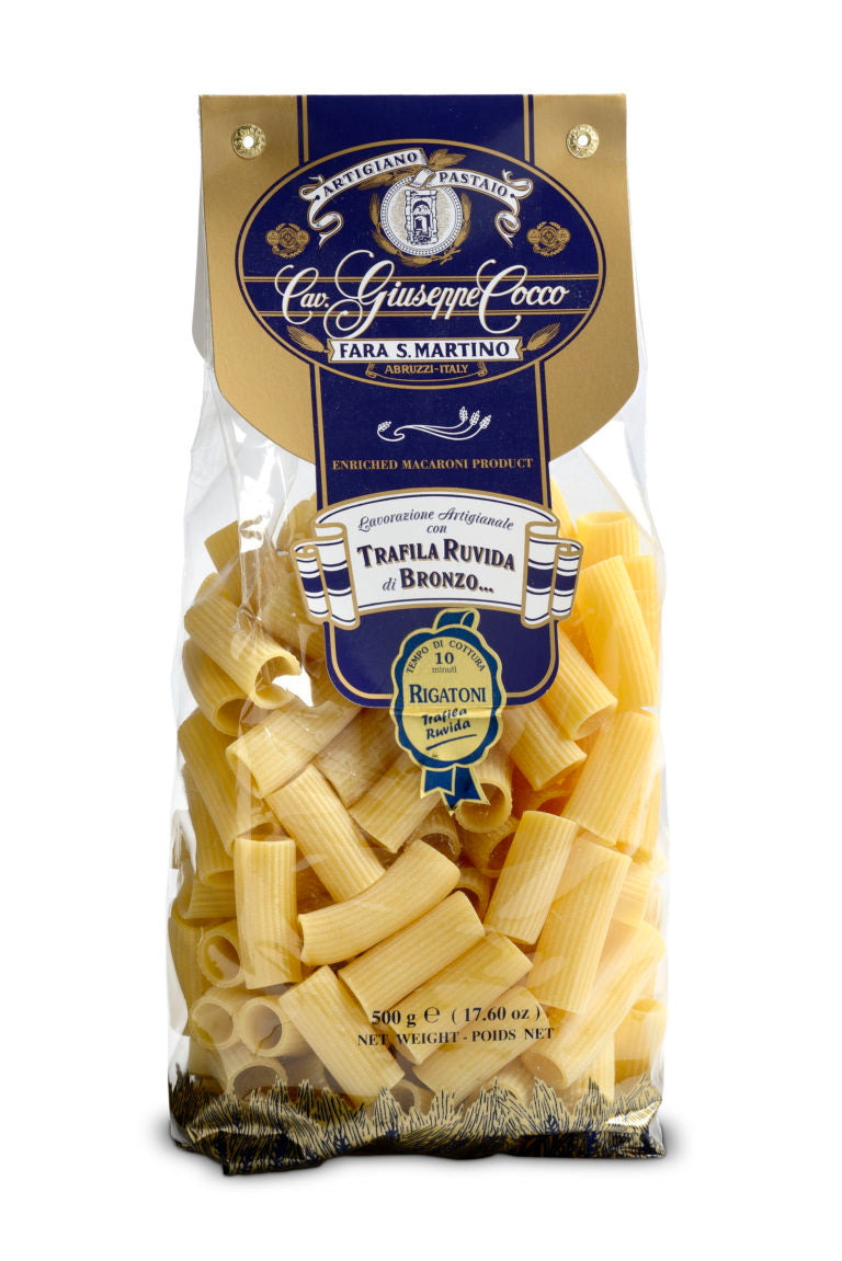 Wholesale Giuseppe Cocco Rigatoni Pasta 17 oz- Bulk