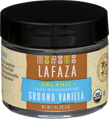 Wholesale Lafaza Organic Pure Madagascar Bourbon Ground Vanilla 1 oz- Bulk