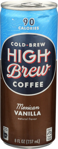 High Brew Cold Brew Coffee Mexican Vanilla 8oz 12ct