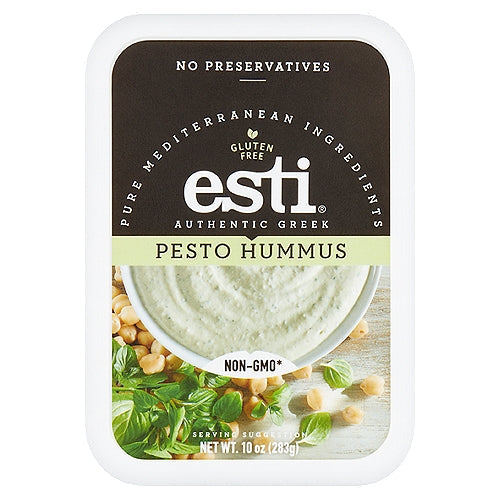 Esti Authentic Greek Pesto Hummus 7.6oz 6ct