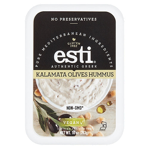 Esti Authentic Greek Kalamata Olives Hummus 7.6oz 6ct