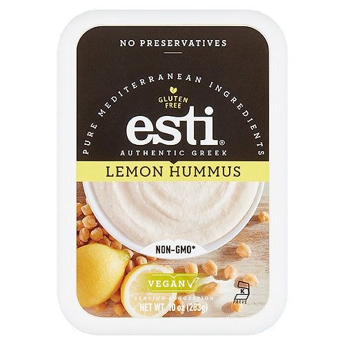 Esti Authentic Greek Lemon Hummus 7.6oz 6ct