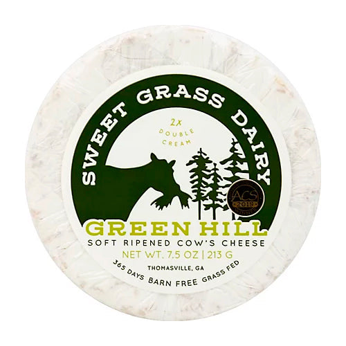 Wholesale Sweet Grass Dairy Green Hill Cheese 7.5 oz-6ct Case Bulk