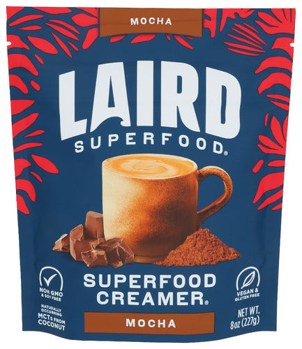 Laird Superfood Cacao Creamer Mocha 8oz 6ct