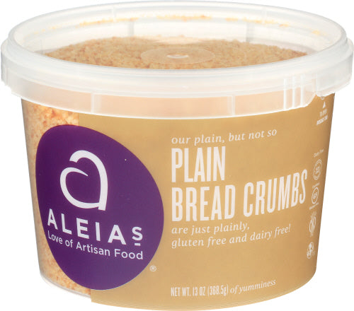 Aleias Gluten Free Bread Crumbs 13 Oz Jar