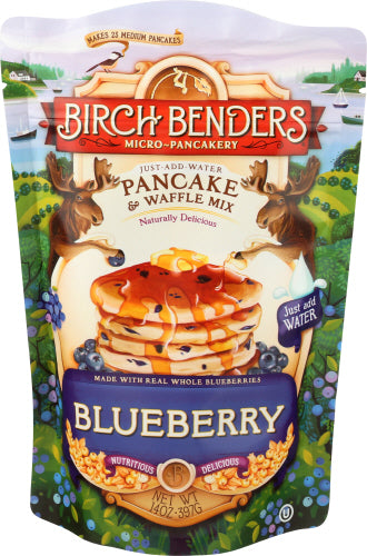 Birch Benders Pancake & Waffle Mix Blueberry 14oz 6ct