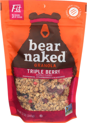 Bear Naked Fit Triple Berry Crunch Granola Cereal 12oz 6ct