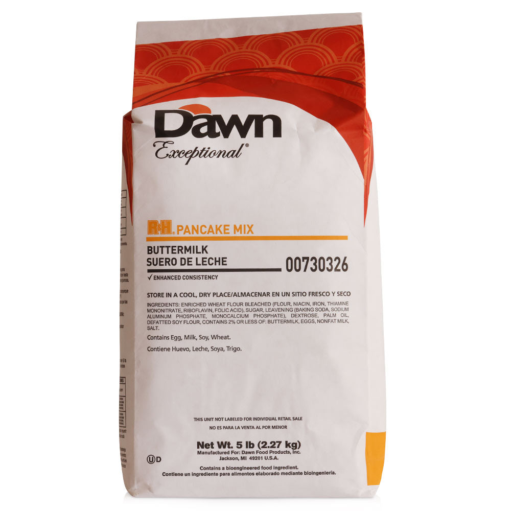 Wholesale Dawn Foods Complete Buttermilk Pancake Mix | 5 lb-6ct Case Bulk