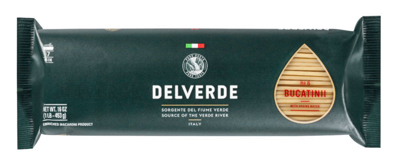 Wholesale Delverde Bucatini Pasta 1 LB-12ct Case Bulk