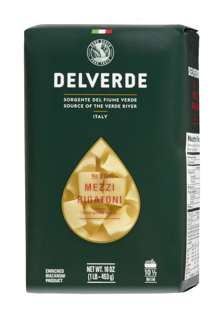 Wholesale Delverde Mezzi Rigatoni Pasta 1 LB- Bulk